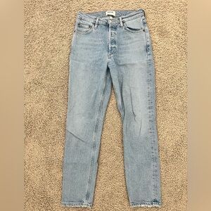 Agolde Classic Blue Denim Jeans